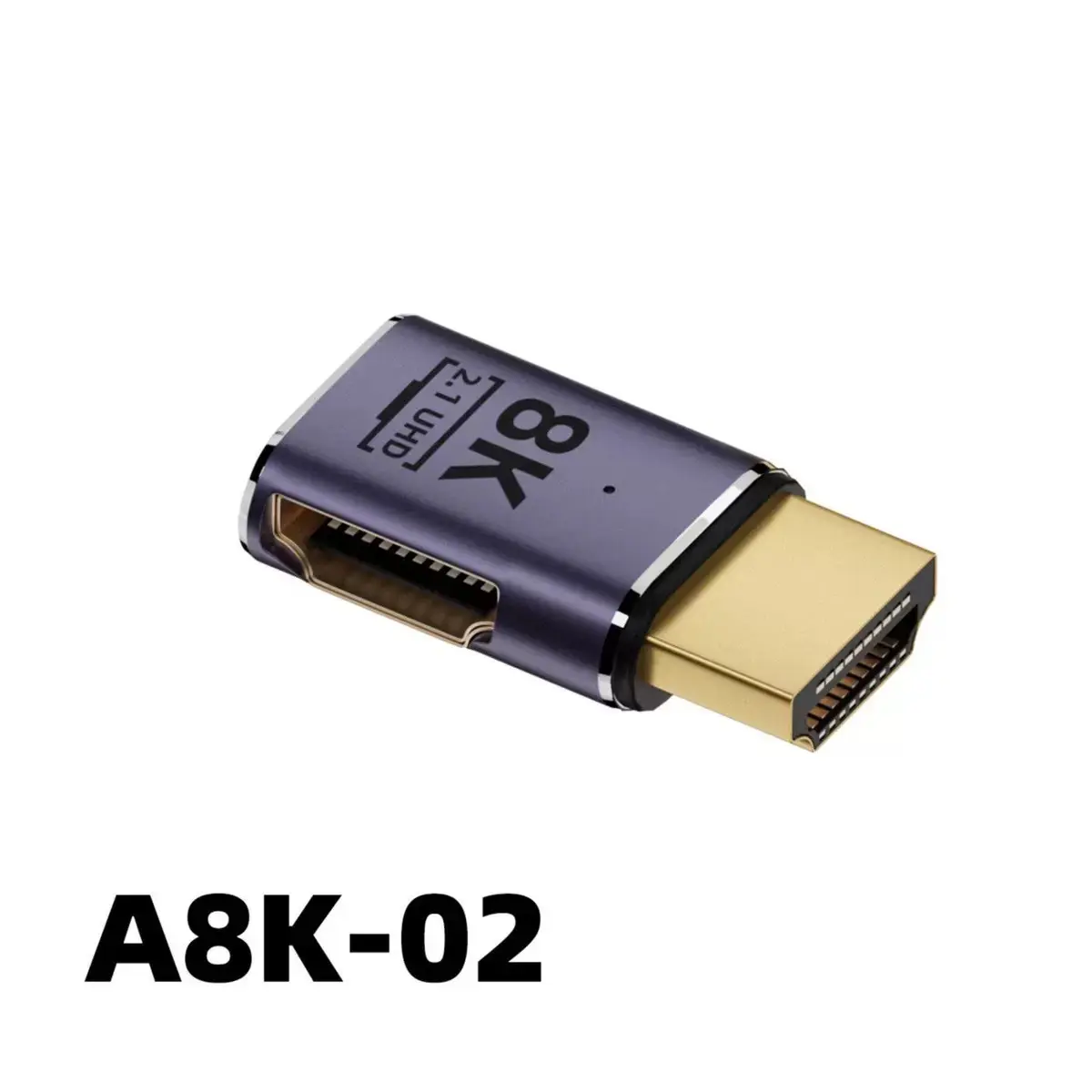 A8k-2 Ultra HD Adapter for Computer and TV, High Definition Conversion Head, Ideal for Enhanced Visual Experience, Compatible with Multiple Devices