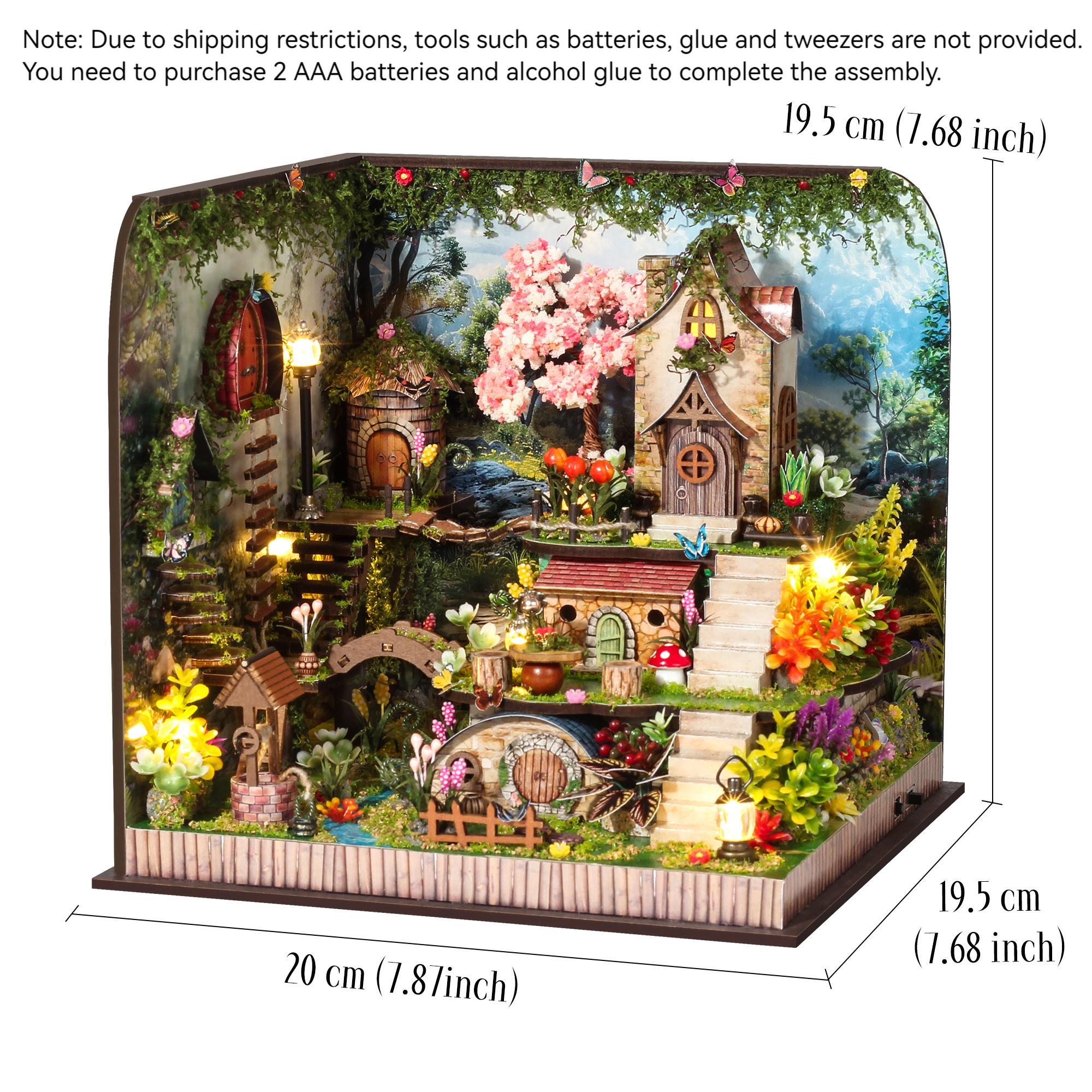 DIY Book Nook Kit 3D Wooden Creative Puzzle, Handcrafted Decorative Model for Bookshelves, Ideal Gift for Birthdays and Holidays #GLOBAL PICKS