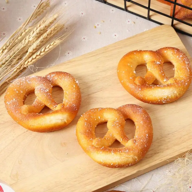 Realistic Look Simulation Food Prop Set - Artificial Bread, Fake Doughnut, Fake Cake Stress Relief Toy for Whimsical Home Decor, Room Decor, Bakery Window Display Photography, Props