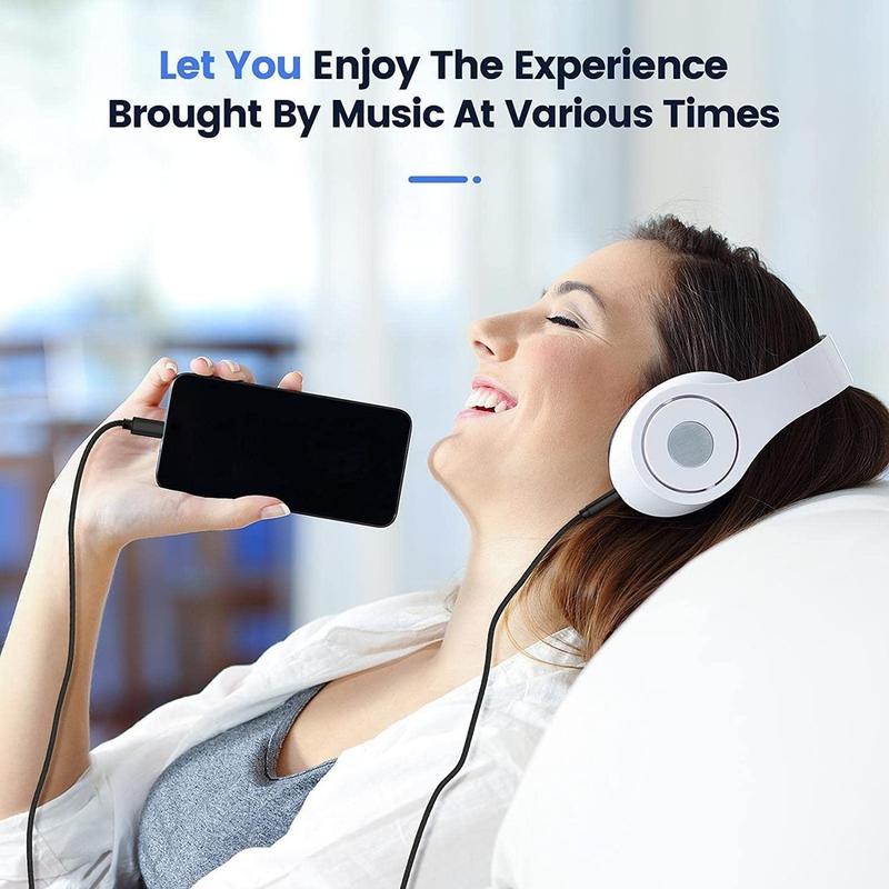 Phone Aux Cable, Charging Port To 3.5mm Aux Headphone Jack Adapter, Stereo Sound Cable Compatible with iPhone 14 Pro Max/13/12 Mini/11 Pro/XR/XS Max/8/7Plus/SE/iPad/iPod, Gaming Headset Accessories