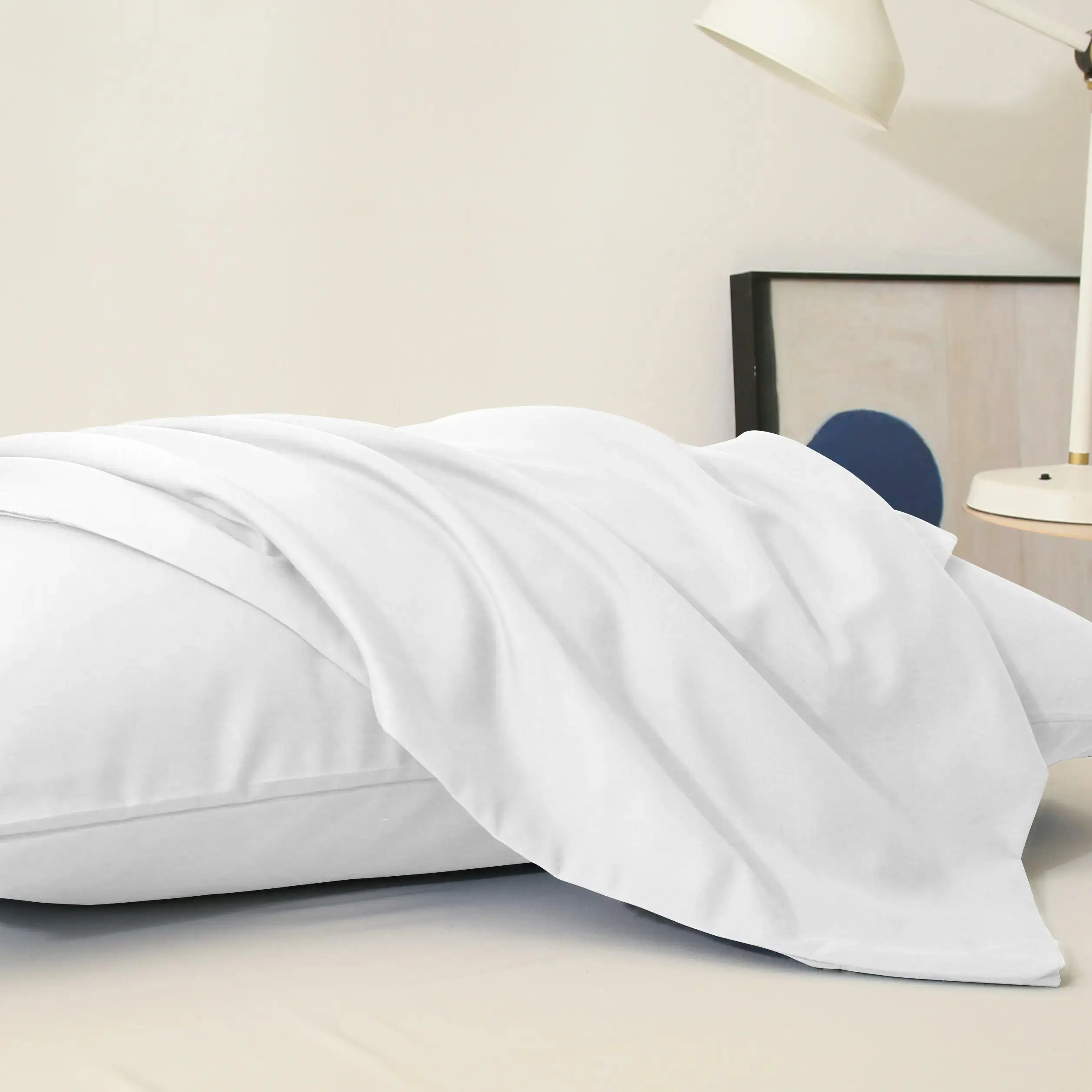 2-Pack Solid Color Pillowcases - Soft, Breathable Pillow Covers Without Filler, Machine-Washable Pillow Protectors for Home Bedroom, Fall Christmas Gift Decorations, Two-Pack