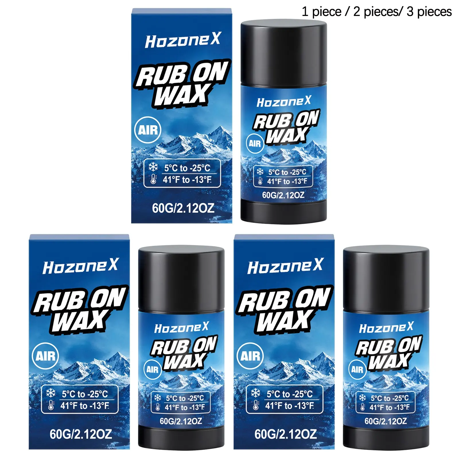 Skateboard Wax (60g/60g*2/60g*3), Refreshes Shine, Daily Convenient Cleaning, Gentle Formula Care, Maintenance Wax for Skates