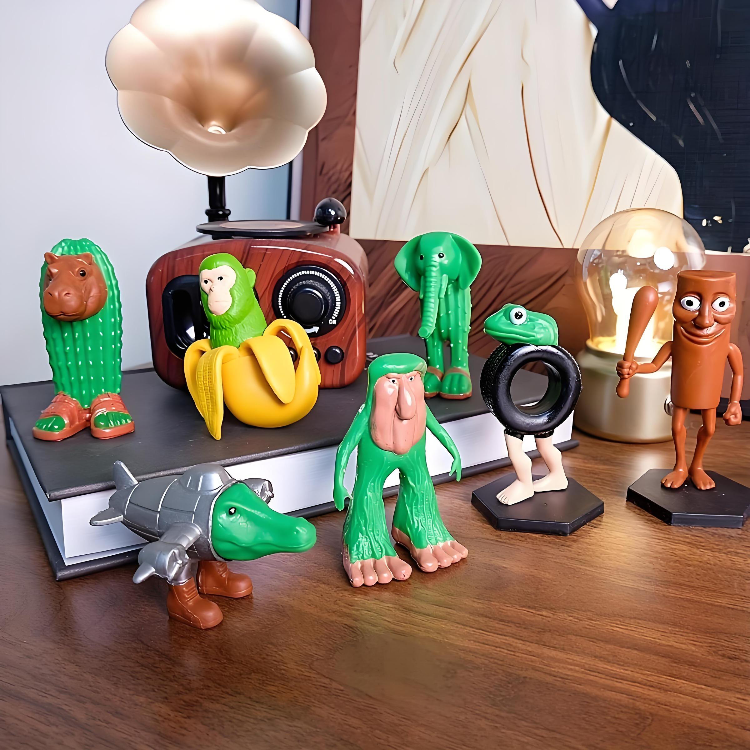 Cartoon Character Model, Cute Cartoon Character Model, Funny Art Decoration Style Holiday Decoration, Suitable for Indoor and Outdoor Party Decoration