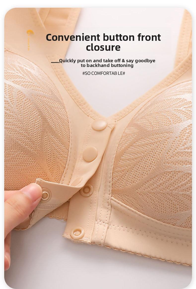 All Day Comfort Plus Size Cami Bra (5PCS) - Front Closure Wireless Push Up, Ultra Soft Breathable Fabric with Side Support & Lightweight Lift for Women -RR