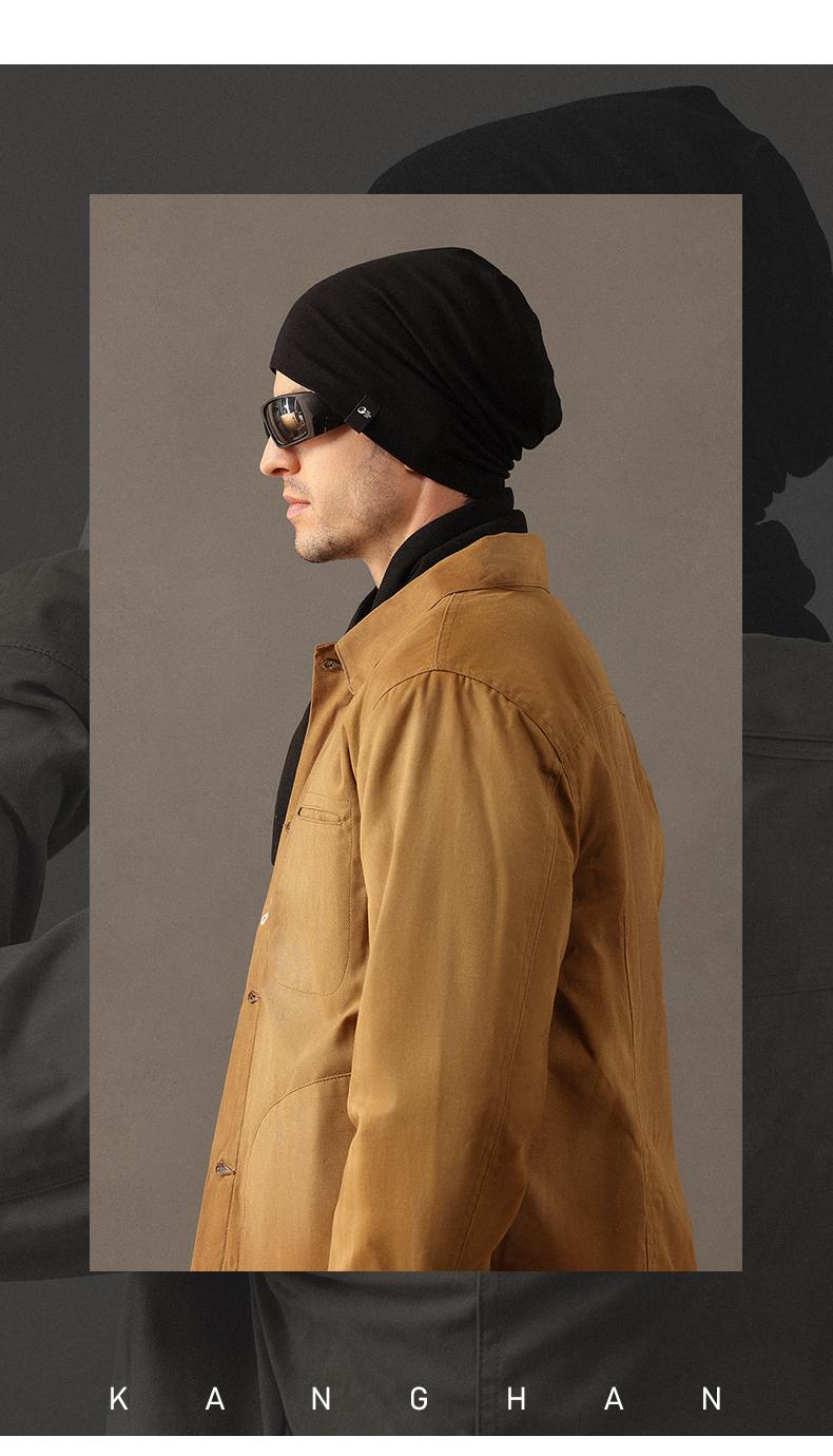 High elasticity universal head circumference，UnisexSpring and Autumn Outdoor Cycling Warm Headwrap Hat with Ear Protection,  Antistatic Couple Gift