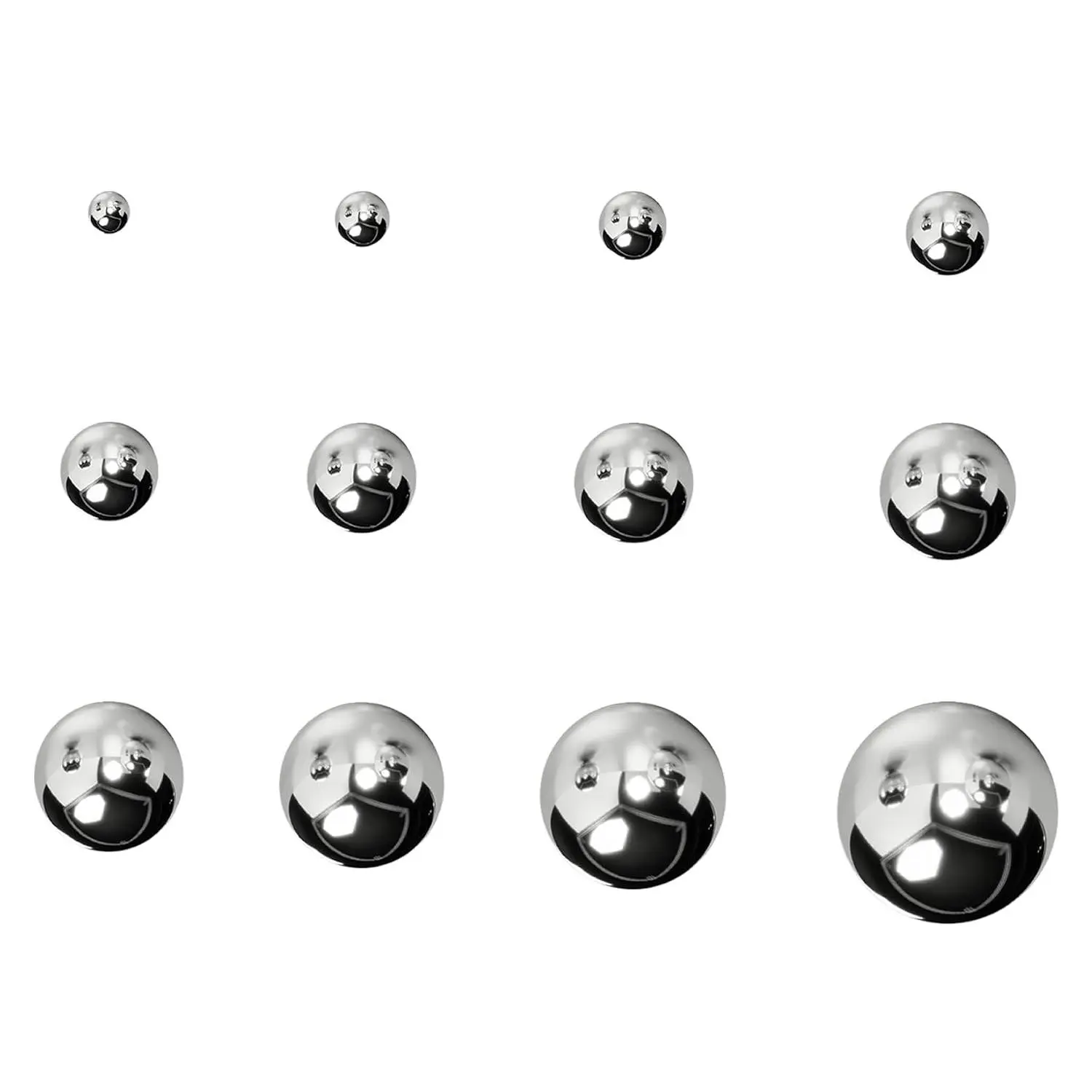 (30pcs, 7/16") High-Precision Steel Ball 304 Stainless Steel Bearing Ball G100