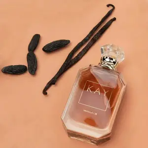 KAYL 28 celebrates one of the most desired notes in fragrancewith its harmonious blend rich vanillas, warm brownsugar velvety tonka