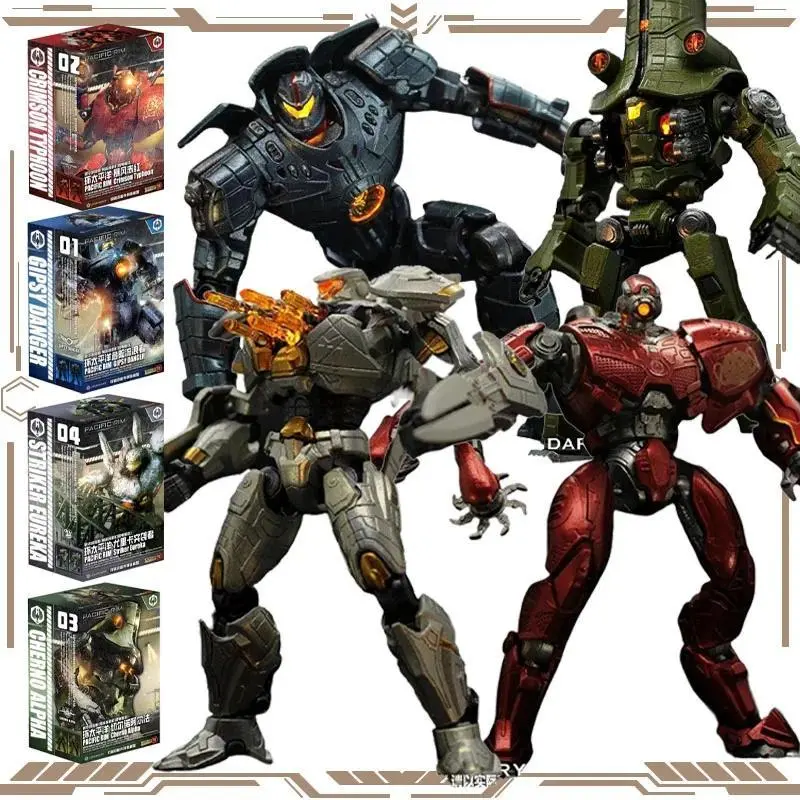 In stock Empire Sky Studio Pacific Rim Gipsy Danger Crimson Typhoon 5-inch 13cm Assembly Action Figures【Send within 24 hours】