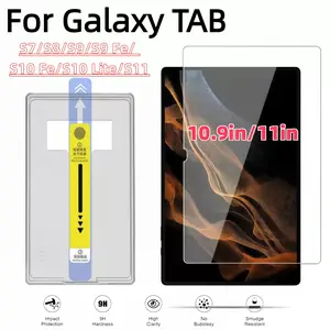 Samsung Galaxy Tab 10.9/11 Inch S7/s8/s9/s9 Fe/s10 Fe/s10 Lite/s11 Screen Protector, HD Clear, Scratch-Resistant, Easy Install, Bubble-Free