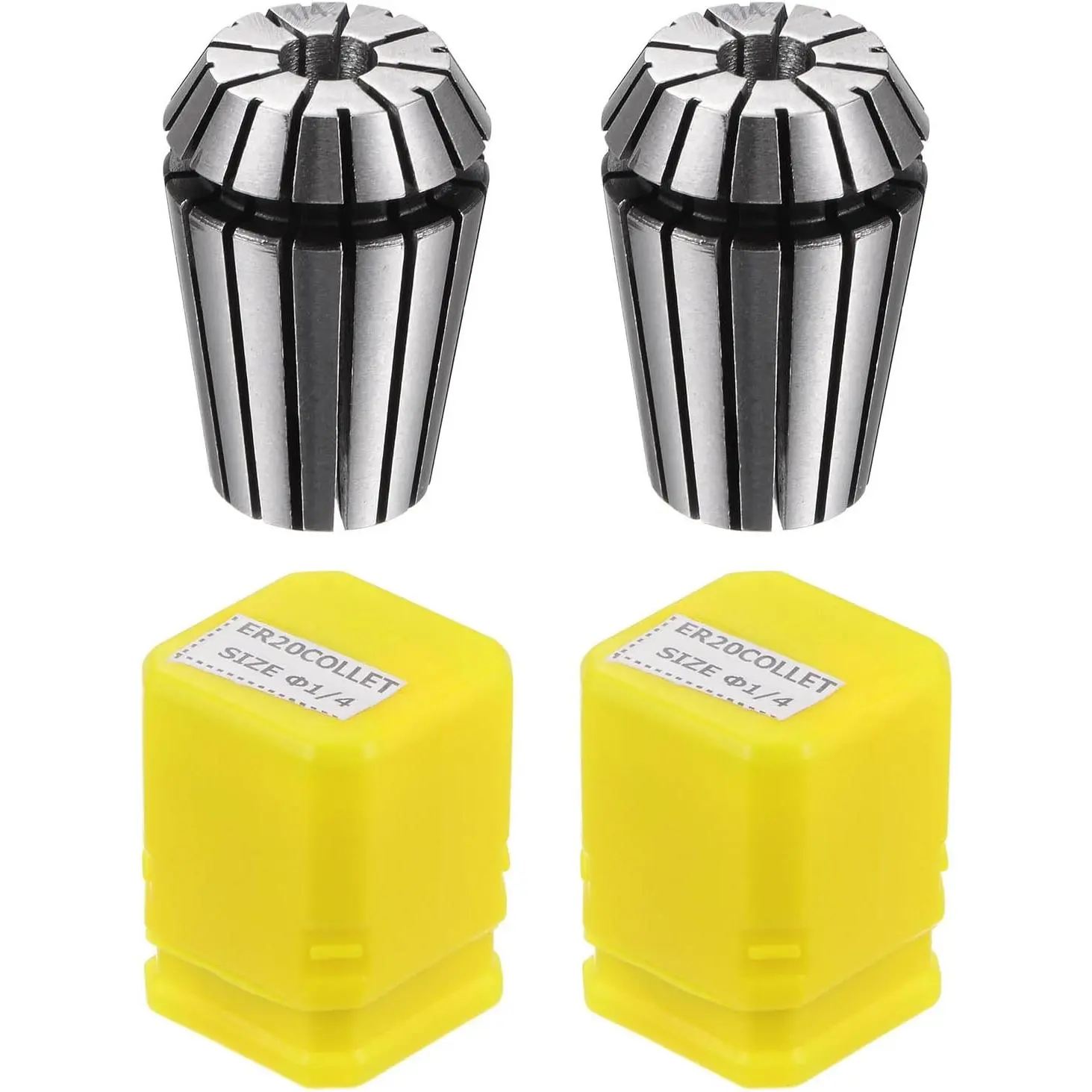 ER20 Spring Collet, 1/4" Chuck for CNC Engraving Machine Lathe Milling 2 count