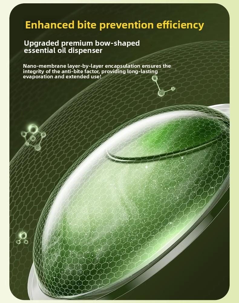 Refreshing Mosquito Repellent Wristband, Powerful Anti-Mosquito Bracelet for Adults & Kids, Waterproof Portable Design for Outdoor Camping Hiking Travel, Long-Lasting Insect Protection, Skin-Friendly Deet-Free Essential Oil Bracelet