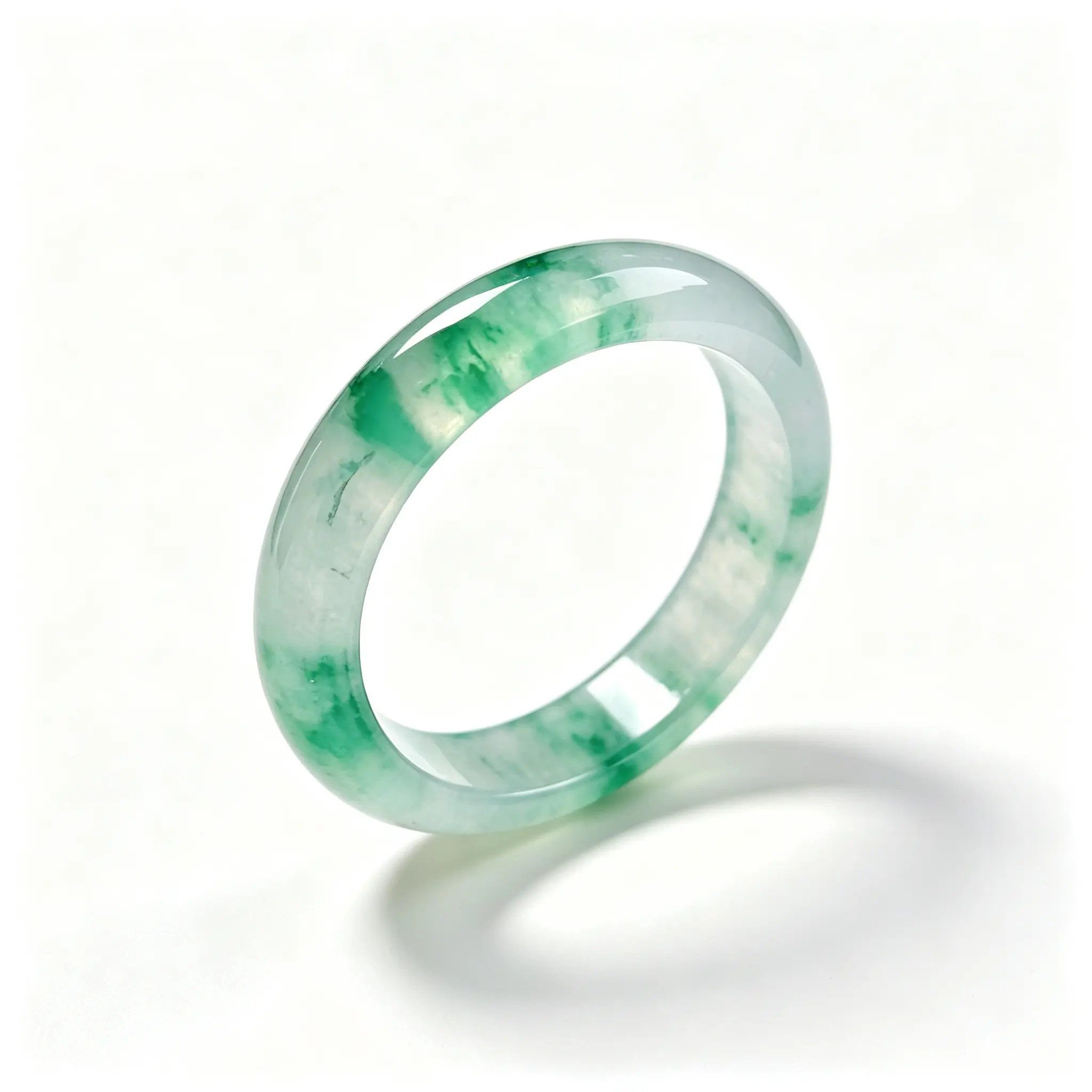 Pure Natural Myanmar Ice Green Floating Flower Jade Bangle for Women, Lemon Jade Bangle Elegant Minimalist Jewelry, Real Jade Bracelet Birthday Gift For Her Daily Wear healing stone