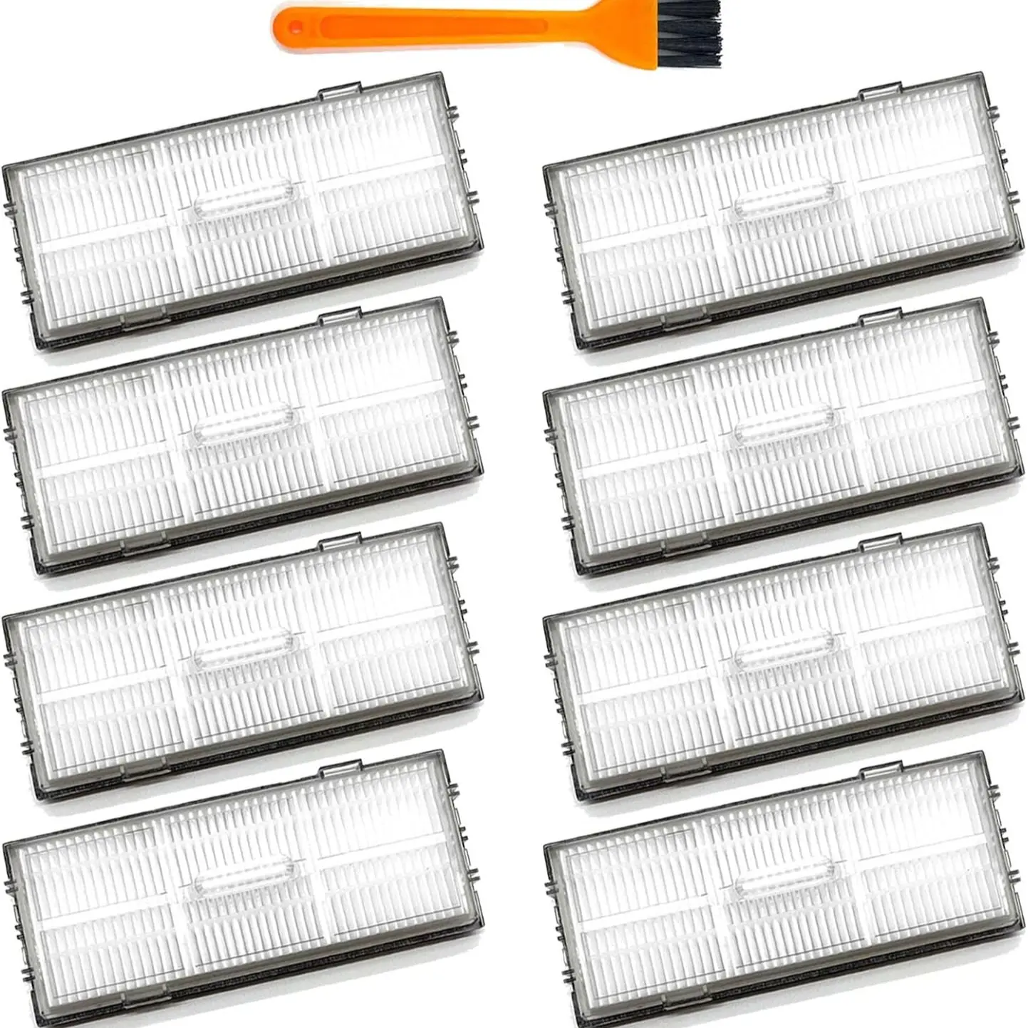 Filter Replacement for Roborock S7 S7+ S7 Max Ultra S8 Pro Ultra S8+ S8 S7MaxV S7 MaxV Plus Robot Vacuum Cleaners,Hard Floor Washable Filters,8 Pack Filters