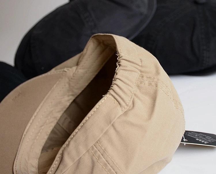 Men Big Head Newsboy Cap Peaky Hat Vintage Casual Cotton Cap Solid Berets England Visor Big Gatsby Flat Hat Detective Hats