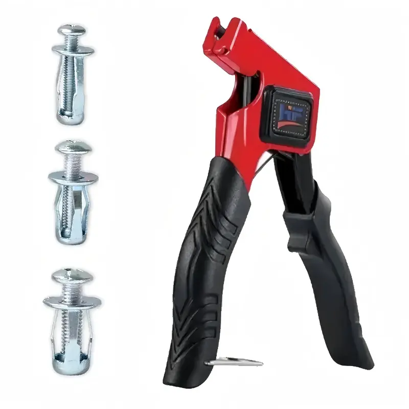 Expansion Screw Petal Nut Kit, M4 M5 M6 Jack Nuts, Special Installation Pliers, Metal Petal Nuts and Screws Assembly Hardware Tool