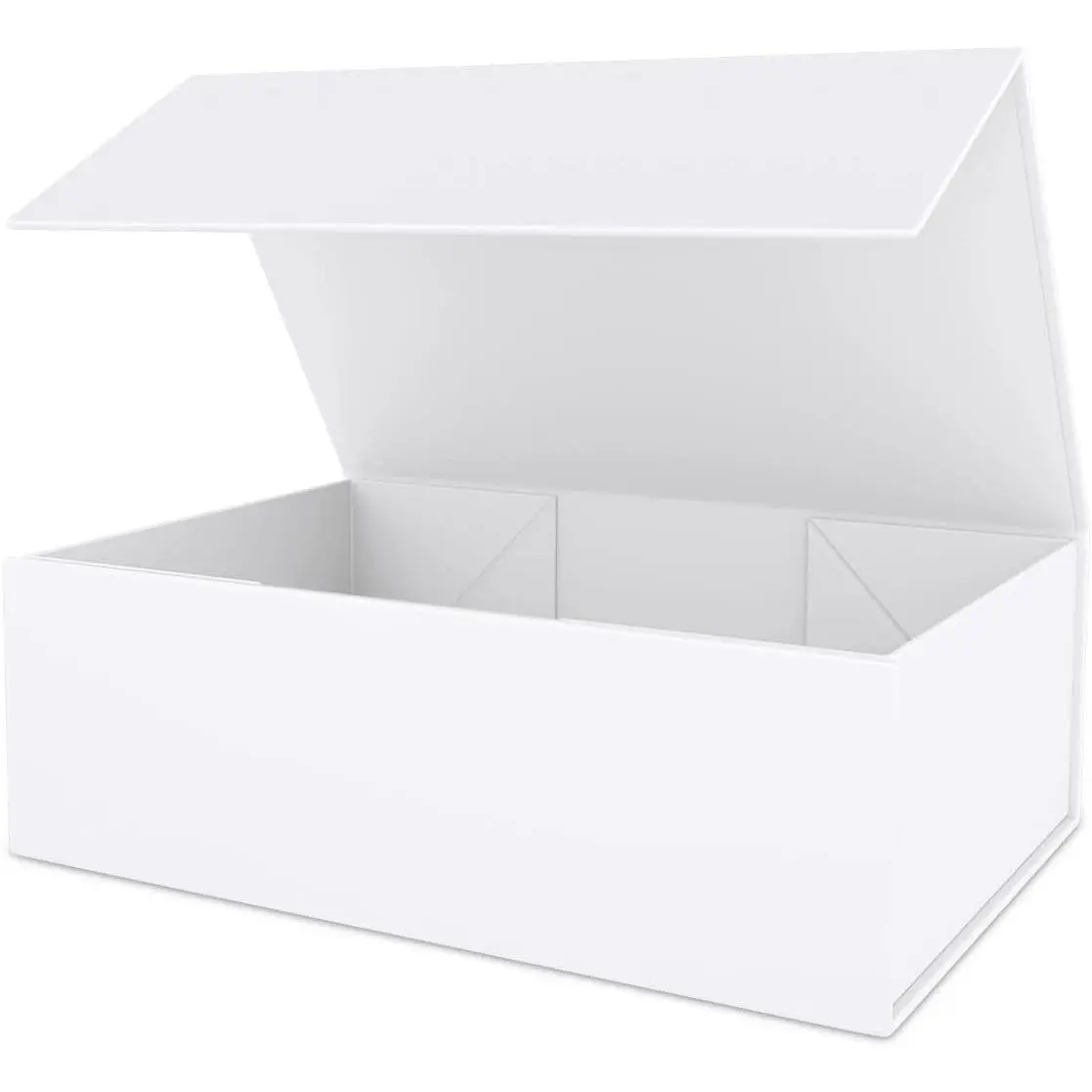 White  Box 10" x 6" x 3",  Closure Lid  Boxes for Presents | 1 Pack Bridesmaid Gifts Boxes,Cute Boxes,Birthday  Box,Luxury for  Packaging,   Boxe for Wrapping Gifts