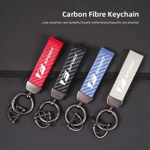 Lanyard Nylon Printing Emblem Style Keychain For Lexus F-SPORT ES RX NX LS UX LM LX GX LC RZ IS CT GS RC HS SC TX LBX IS300 RX350 LS500 LX600 NX260 CT200