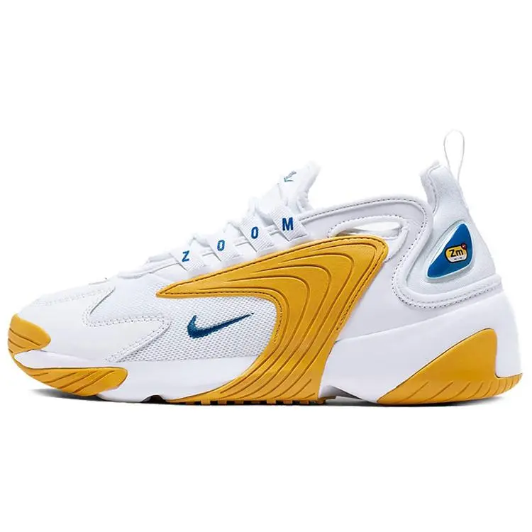 Nike Zoom 2K Lace-Up Shock Absorbing Non-Slip Low-Top Running Shoes AO0354-106