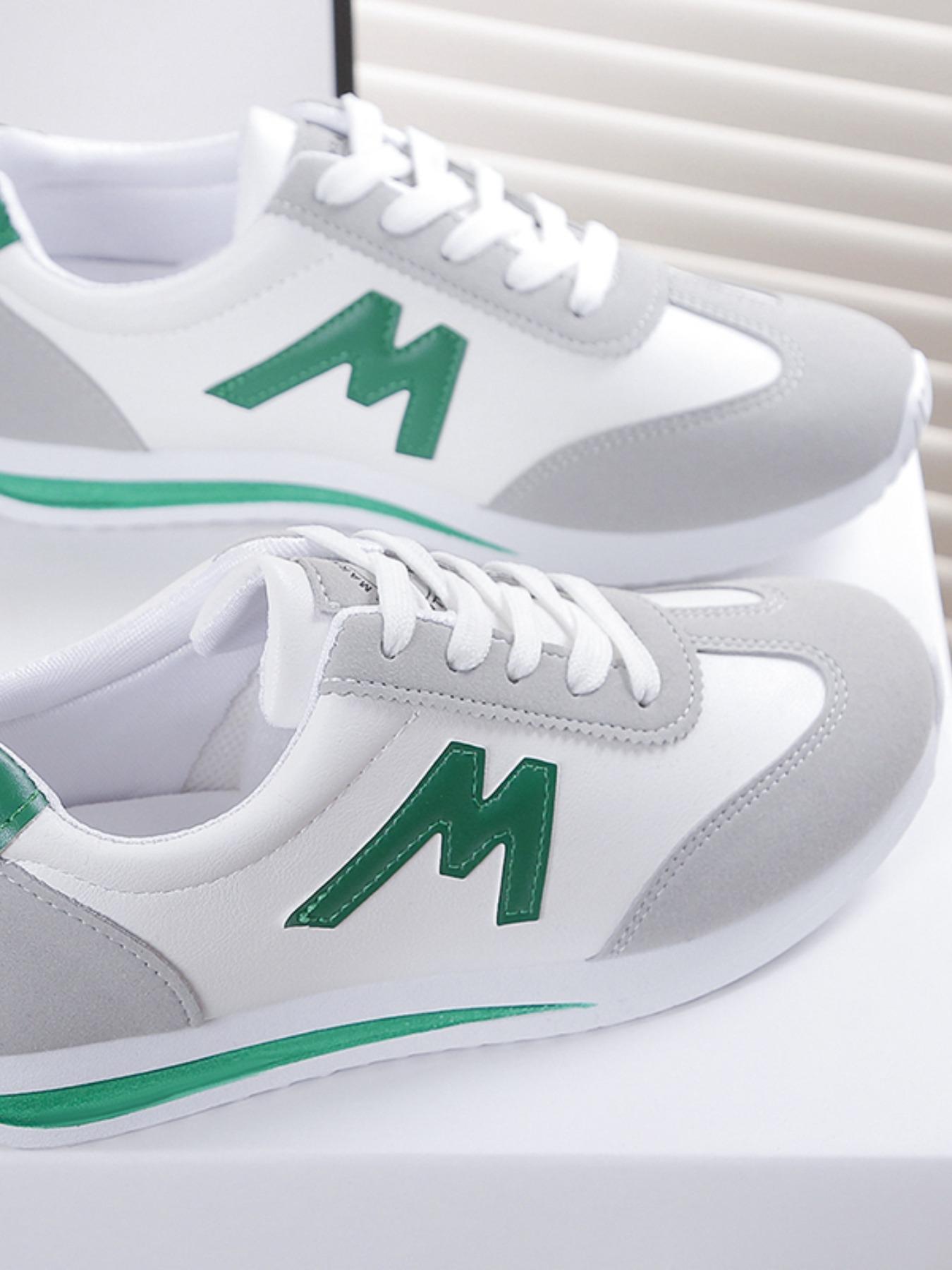 Women's Comfortable Lace-Up Sports Shoes, Lightweight Multi-Color Casual Sneakers, Anti-Slip Rubber Sole, Classic Style for Daily Wear, Lightweight Athletic Sneakers, Lifestyle Sneakers1123