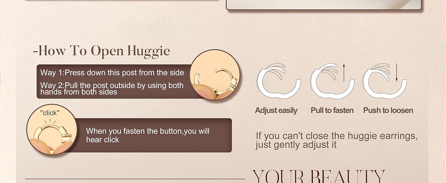 Trendy 14K Gold Plated Hypoallergenic Hoop Earrings for Women Non Tarnish Lightweight Huggie Hoops Set for Sensitive Ears 3Pairs