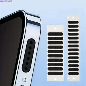 24PCS Universal Phone Speaker Dustproof Mesh Covers, Easy Apply Anti-Dust Protection Screens, Sound Quality Protection Stickers for Smartphones, Tablets & Electronic Devices