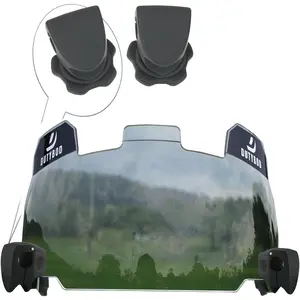 Clear Football Helmet Visor Shield Fits Youth and Adult Football Helmets