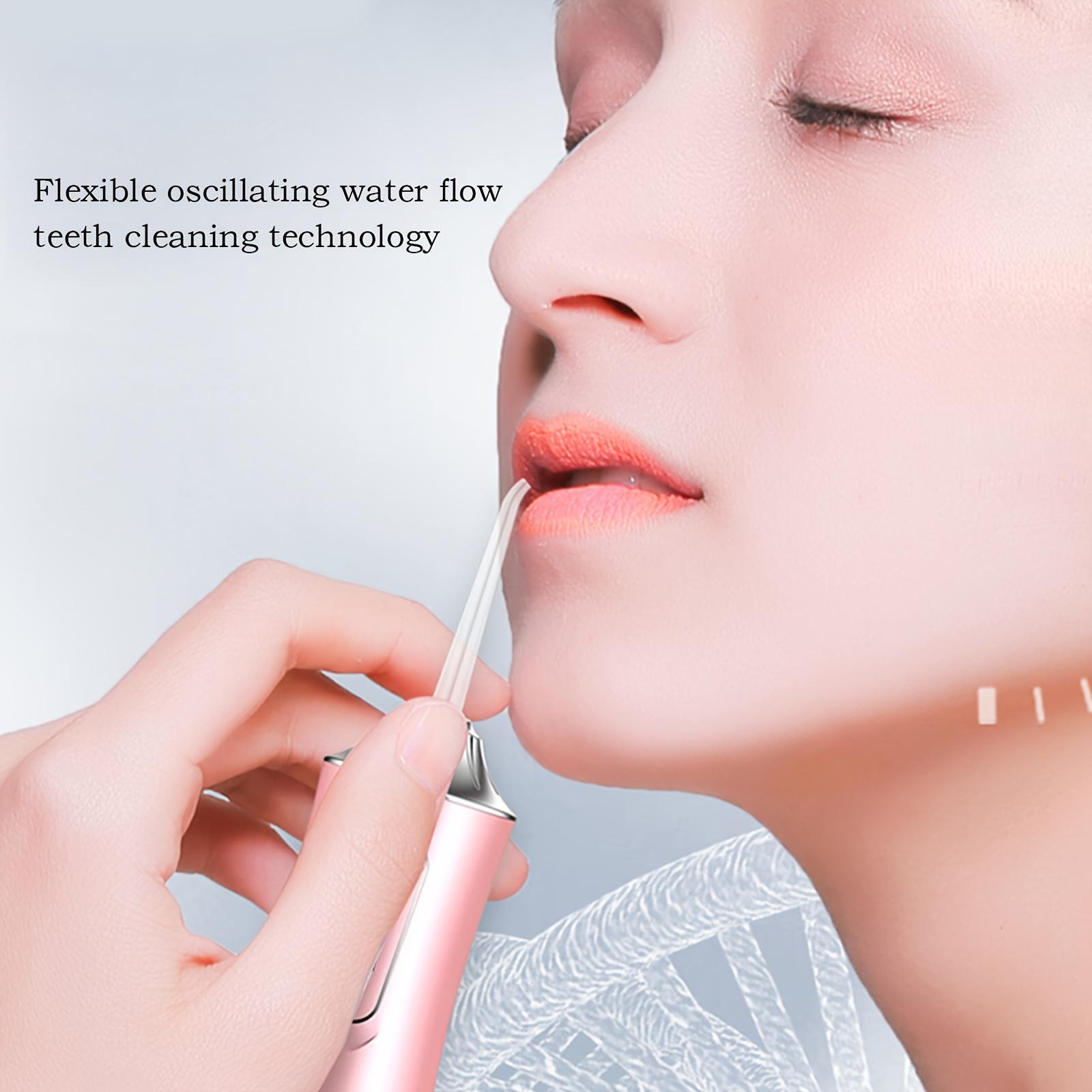 Rechargeable Water Flosser, Cordless Dental Flosser, Portable Oral Irrigator with 4 Counts Jet Tips, Waterproof Teeth Cleaner, 3 Modes Teeth Cleaning Tool for Home & Travel #TOP PICKS