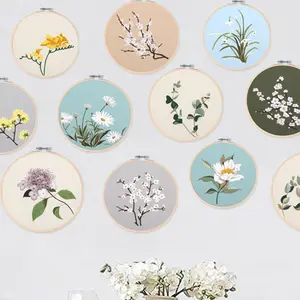 DIY Embroidery Kit, Cross Stitch & Suzhou Embroidery Semi-Finished Set, Factory Direct Wholesale