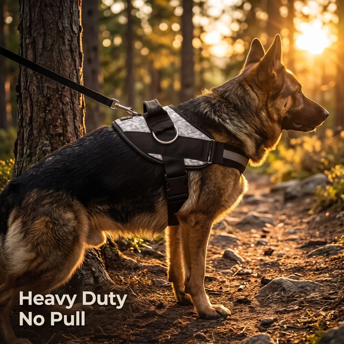Say Goodbye To Pulling! Tough Tactical Camo Dog Harness