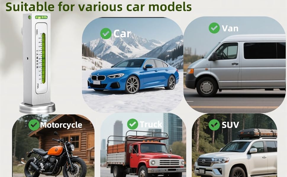 Wheel Alignment Tool, Tire Balancer, Alignment Tool, Wheel Alignment kit, Camber Alignment Tool for Automotive Truck RV Tire Repair