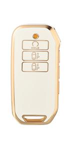 for Kia Key Fob Cover Special Key Fob Case Cover Holder for Kia Kia Rio Optima Soul Sportage Sorento Carens Accessories Smart Keyless Remote Key Protector, Purple