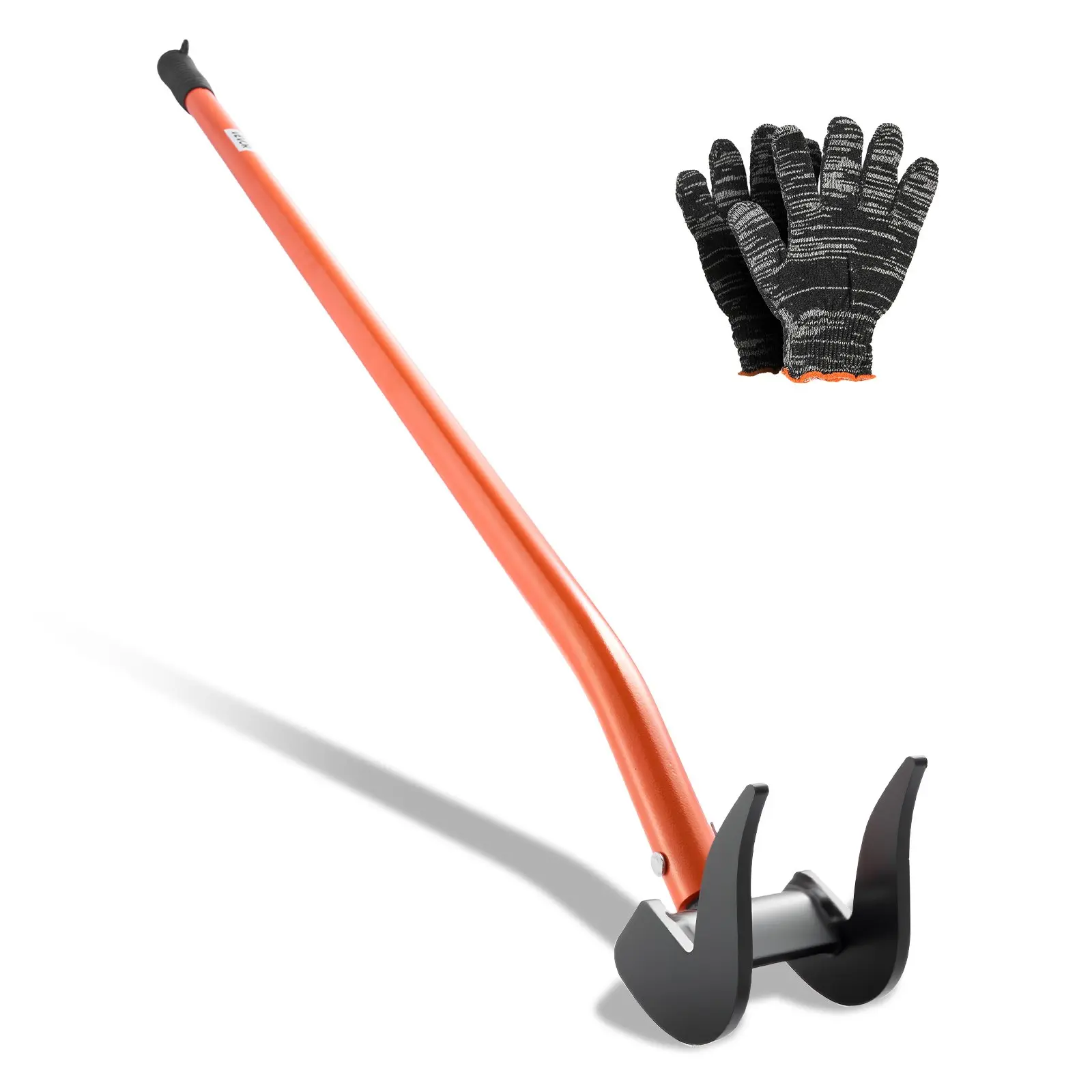 VEVOR Pallet Buster Tool, 50 Inch Carbon Steel Handle Wrecking Pry Bar, 2000 lbs Weight Capacity, Heavy Duty Deck Board Removal Tool, Breaker Bar for Flooring, Framing, Roofing, Trim, Drywall
