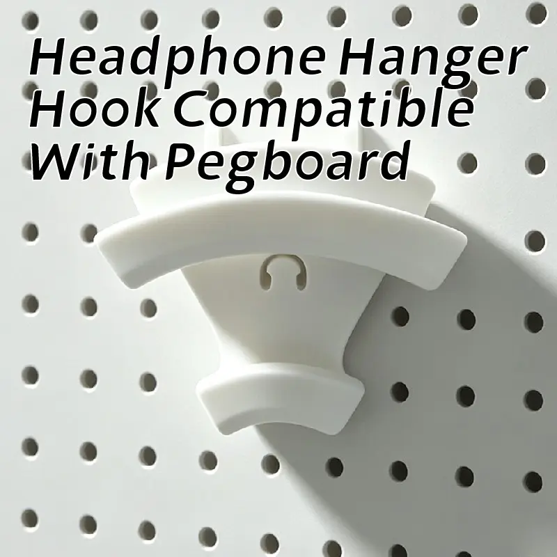 Earphone Stand Compatible with Storage Board, Game Earphone Hanger Hook, Practical Over-Ear Earphone Rack for Gamers