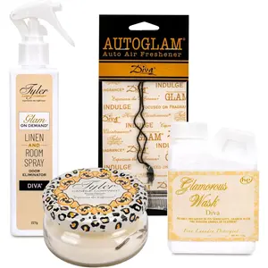 - Diva Glamorous Gift Suite VI - (On Demand Room Spary, Glamorous Wash, Jar , Autoglam)