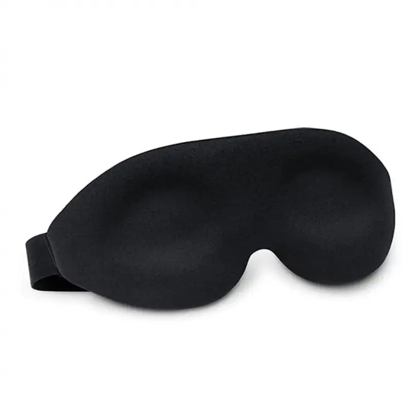 Zero Pressure 3D Design: Eye mask based on ergonomics.The contours of the eyes area are deeper and your eyes can move freely.No pressure on eyes, protects your eye makeup and eyelashes.Blackout Sleep Mask