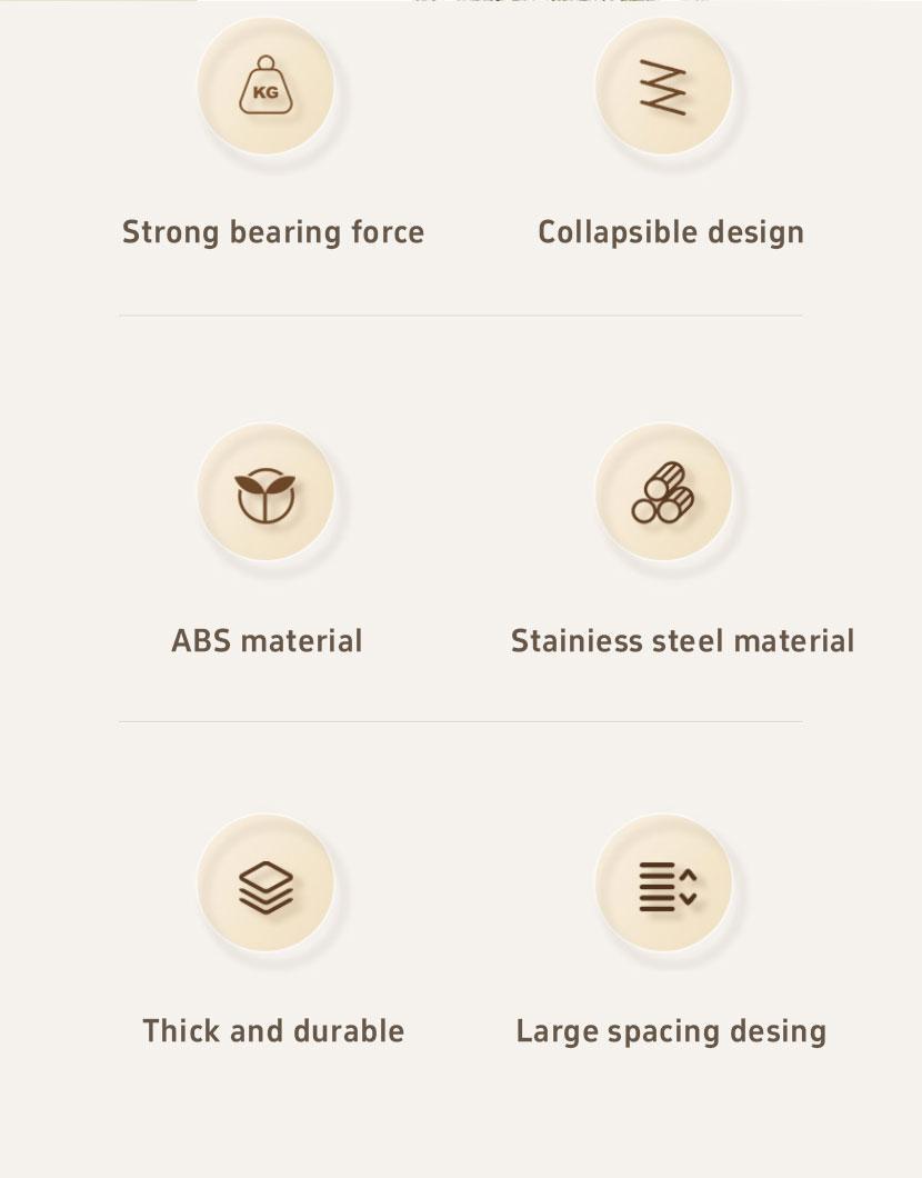 6 Layer Pants Hanger Space Saving Closet Organizer with 65mm Wide Spacing, Anti-Slip Multifunctional Pants Rack for Jeans Trousers Wardrobe