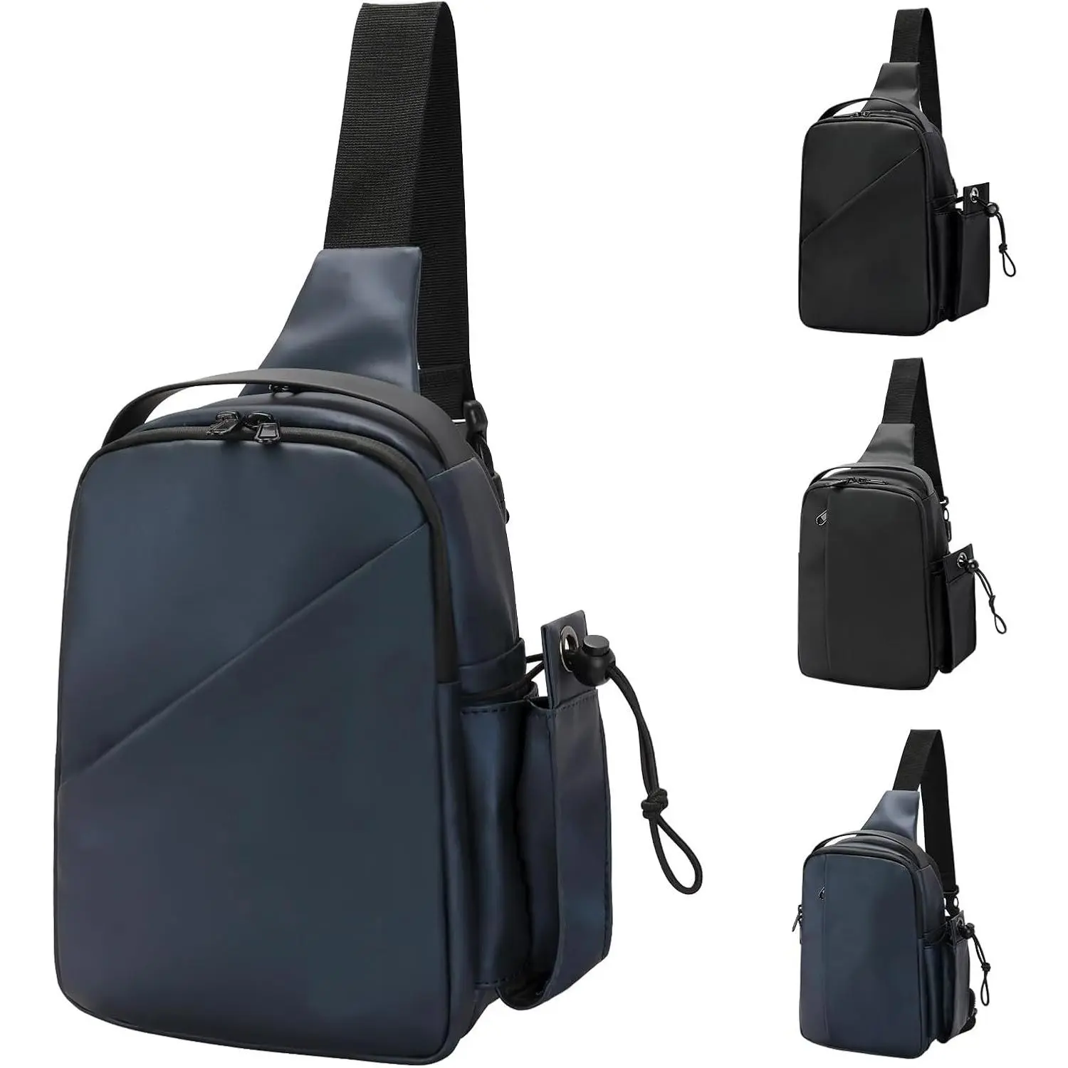 Sling Backpack, Adjustable Crossbody Sling Bag for Urban Travel