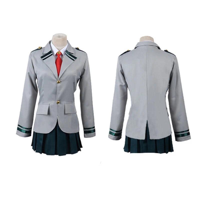 Anime My Hero Academia Midoriya Izuku Cosplay Costume Todoroki Shoto School Uniform Set Wig Suit Unisex Halloween Role Play