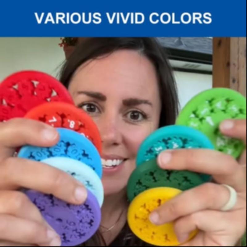 Creative Fingertip Gyroscope Math Fidget Toy, 9 Counts/set Spinner, Addition, Subtraction, Multiplication, and Division Fidget Toy for Kids, Math Learning Tools