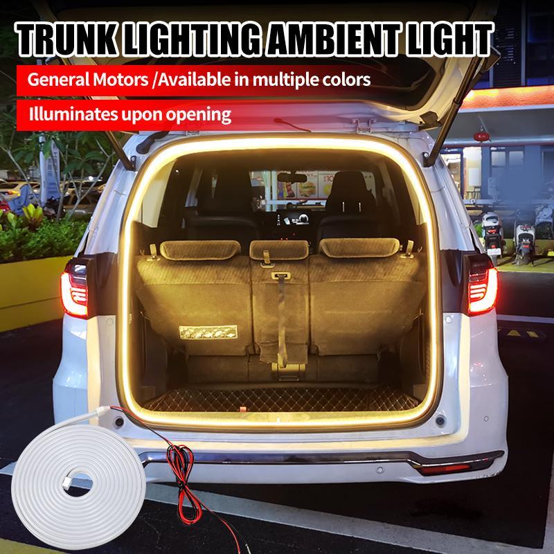Car Trunk LED Ambient Light, Multifunctional Automatic Sensor Trunk Decorative Light, Universal Car LED Light Bar for Car Decoration, Car Interior Lighting