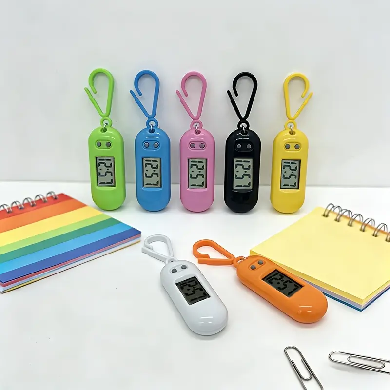 New keychain pocket watch, portable electronic watch, keychain backpack, keychain digital display watch, test watch.Small pendant gift, suitable for Easter, Christmas, Valentine's Day, Thanksgiving, and New Year's gifts