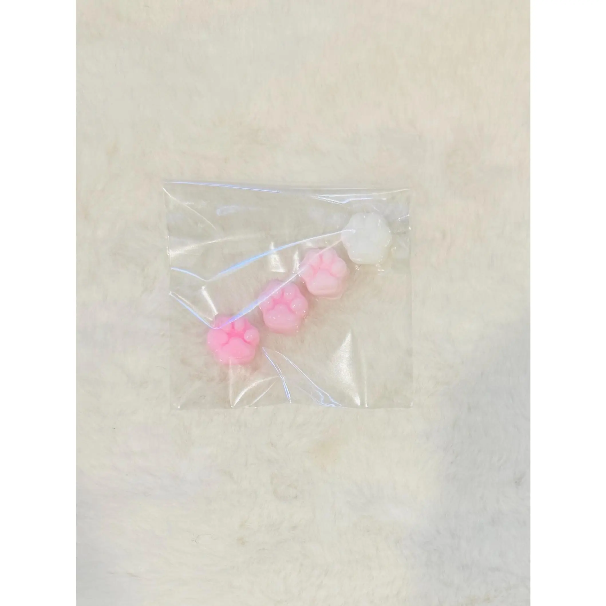 Gradient pink to white tiny taba squishies