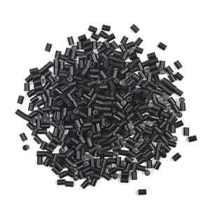 200 Pcs Hair Extensions Micro Rings Links Beads Silicone Lined Copper Ring 3.5 mm Hair Beads for Hair Extensions (3.5mm Black)