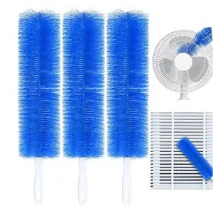 3-Pack Flexible Fan Cleaning Brushes, Reusable Dust Remover, Ultra-Fine Fiber Head, Ideal for Fans, Air Conditioners, Cars, Curtains, Blinds