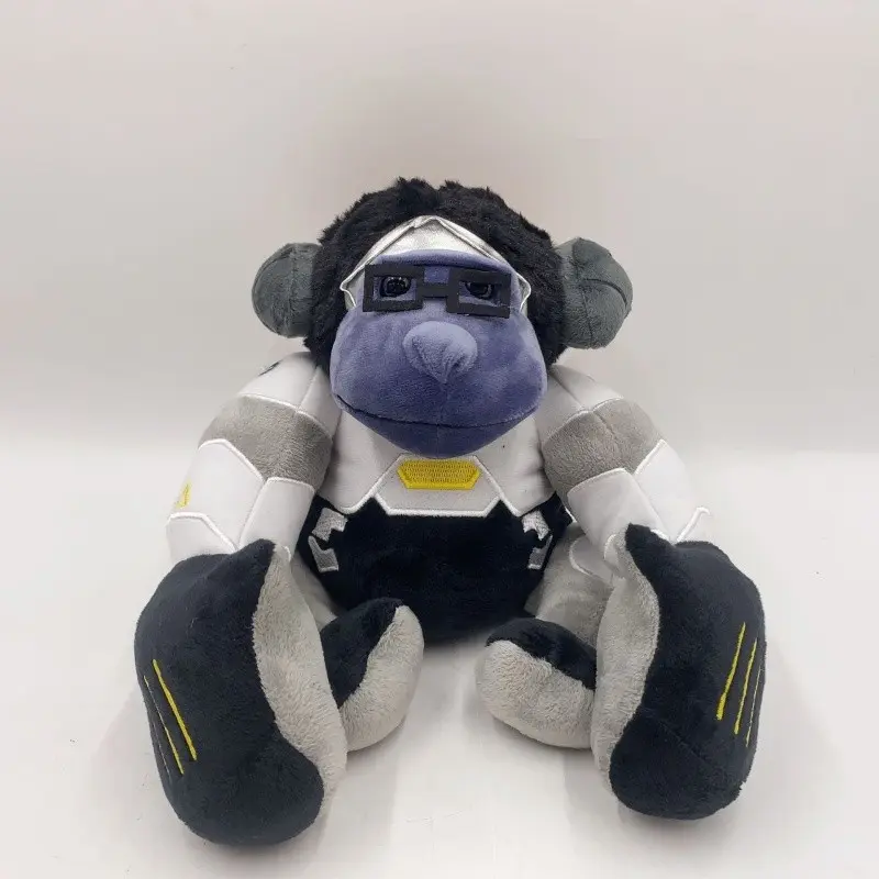 21cm Jumbo Winston Plush Toy, Overwatch Winston Gorilla Stuffed Animal, Soft and Cozy Plushie, Perfect Gift for Fans