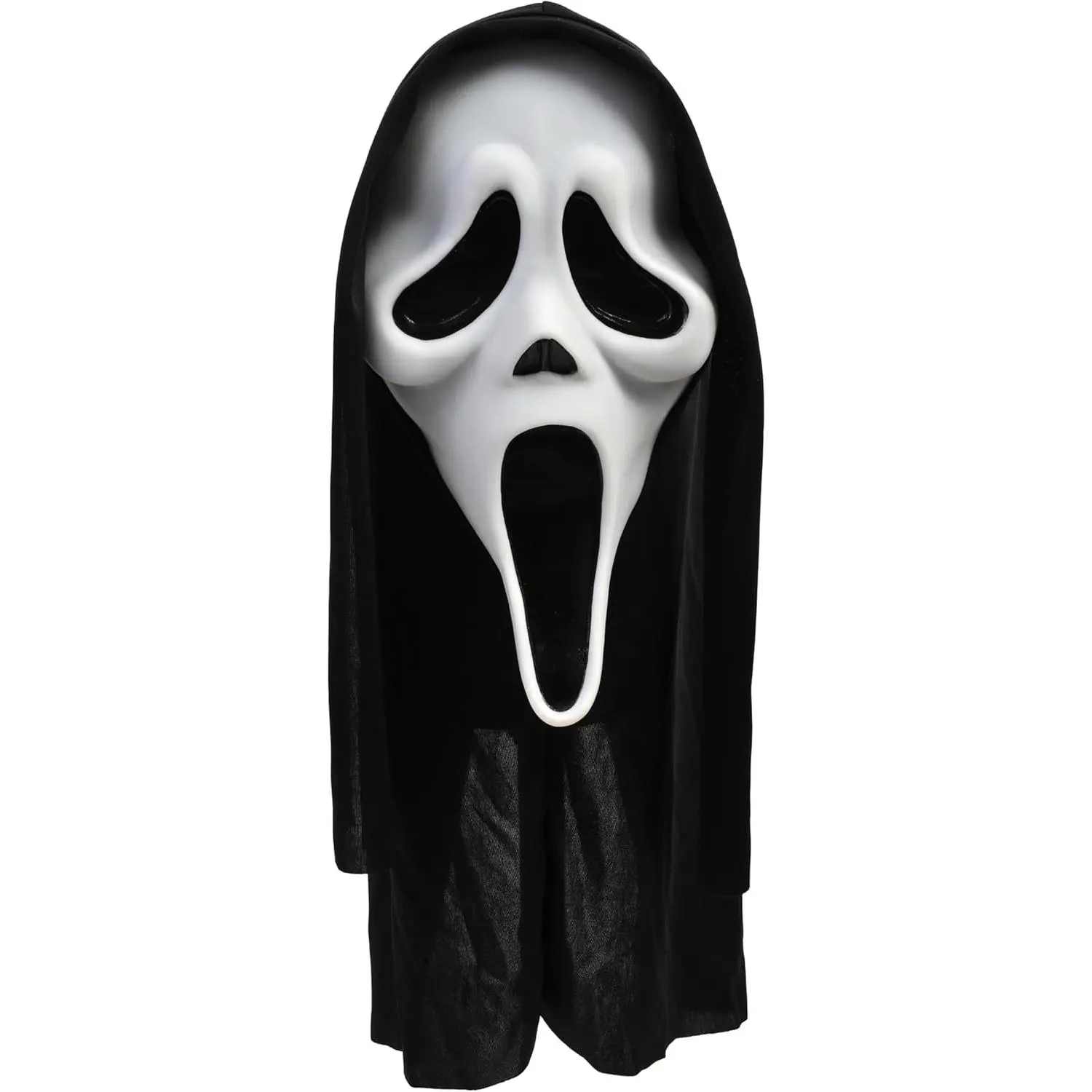 Adult Scream Mask| Classic Ghost Face Slasher, Horror Movie Killer Costume Accessory