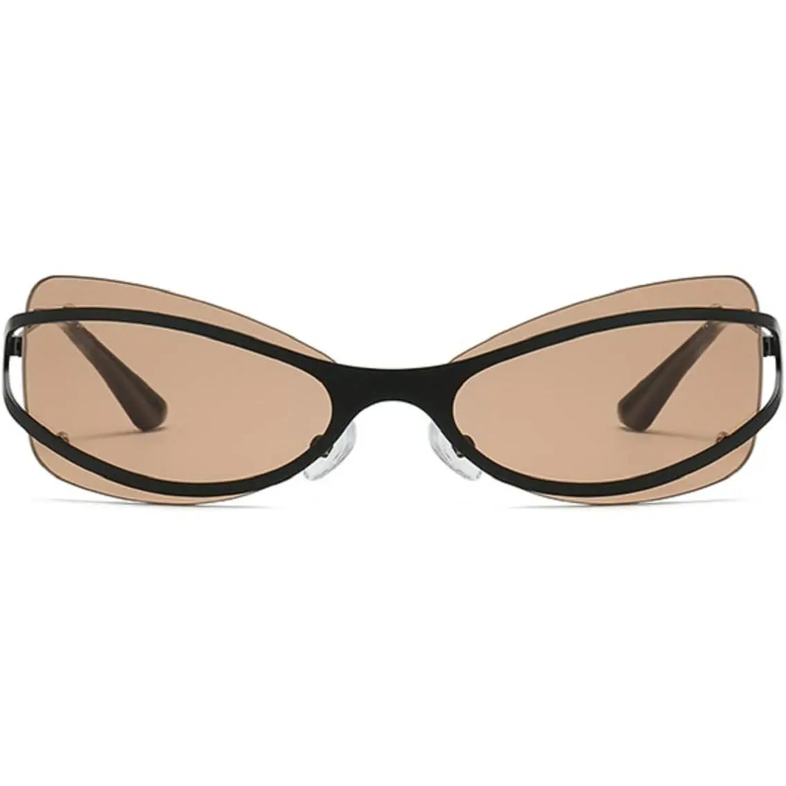 Punk Sunglasses for Women, Square Plastic Statement Frame with Luxury Styling, Mirrored Non-Polarized Lenses for Outdoor, UV400 Protection, Statement Frame Glasses, Uv Protection Lens, Stylish Accessories, Female
