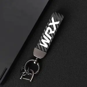 Wrx Car Keychain, PU Leather Material, Scratch-Resistant and Durable, Practical Daily Essential Item, 1pc, Stamping Design