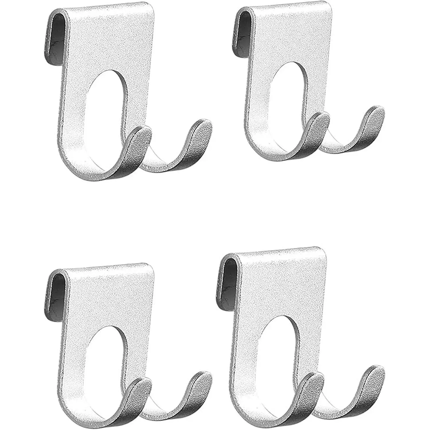 Shower  Hook Razor No Drill Shower Hanger for  Loofah, Towels,Razor Hook Bathroom Office Storage Rack  Bathroom Kitchen  holder-4pcs ()