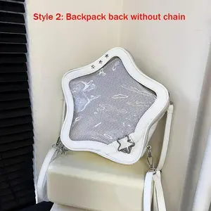 New Ita Bag Backpacks 2026 Popular Transparent School Bag for Women Sweet Chic Star Crossbody Bag Display Autumn Bolsa Сумка